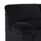 Ashley SimpleJoy Stationary Sofa and Loveseat Set in Onyx, , large