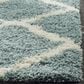Safavieh Dallas Shag SGD257C-3 3" x 5" Seafoam/Ivory Area Rug, , large