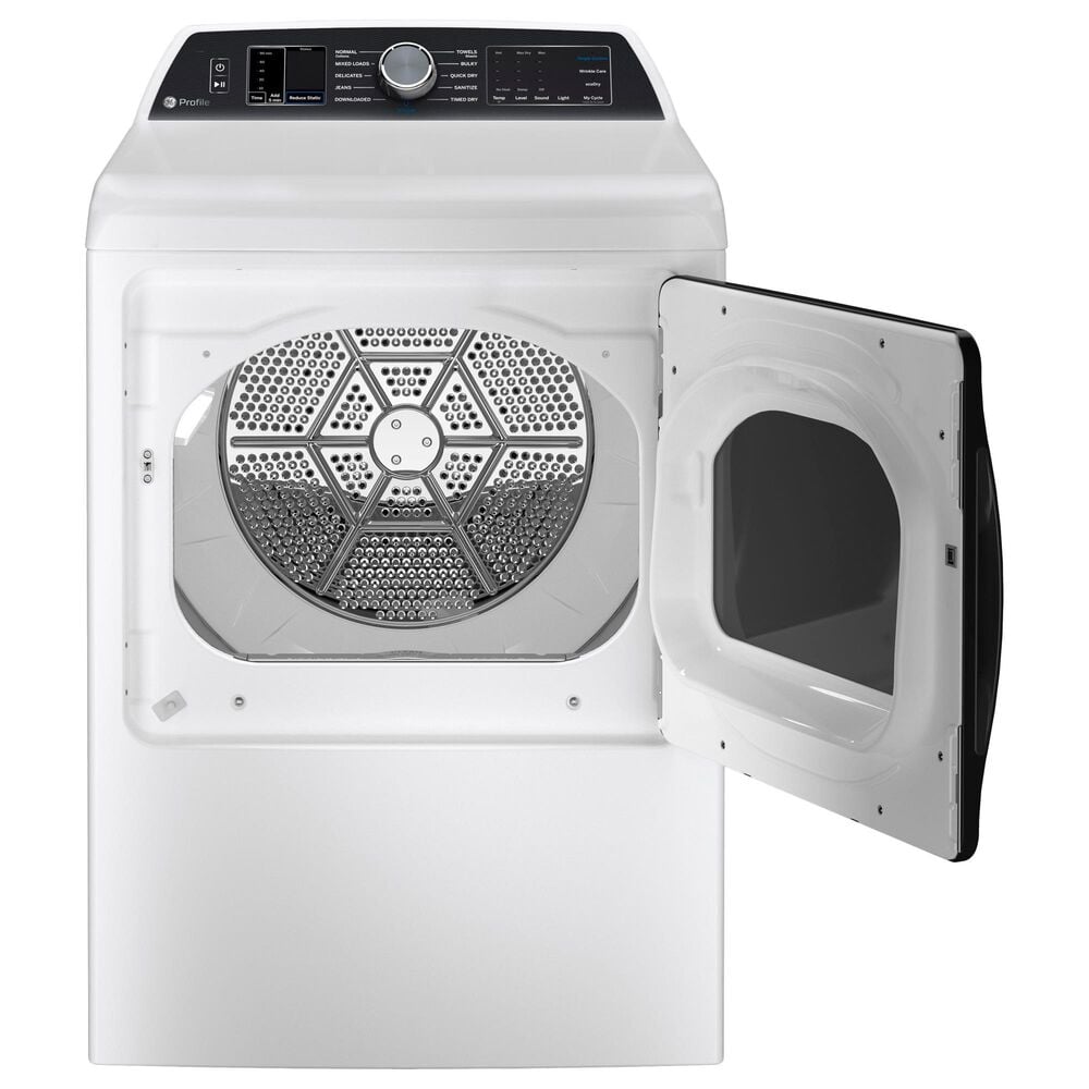 GE Profile 7.4 Cu. Ft. Smart Electric Dryer with Sanitize Cycle and