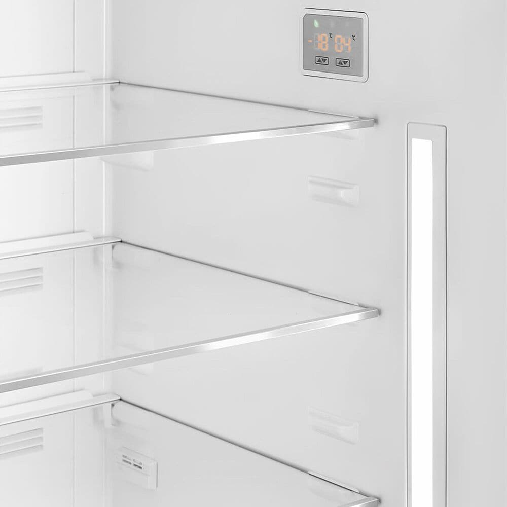 SMEG 18.01 Cu. Ft. Retro Bottom Freeze Refrigerator with Left Hinge in White, , large