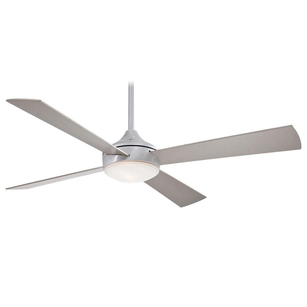 Minka-Aire Aluma 52" Ceiling Fan with LED Light in Brushed Aluminum, , large