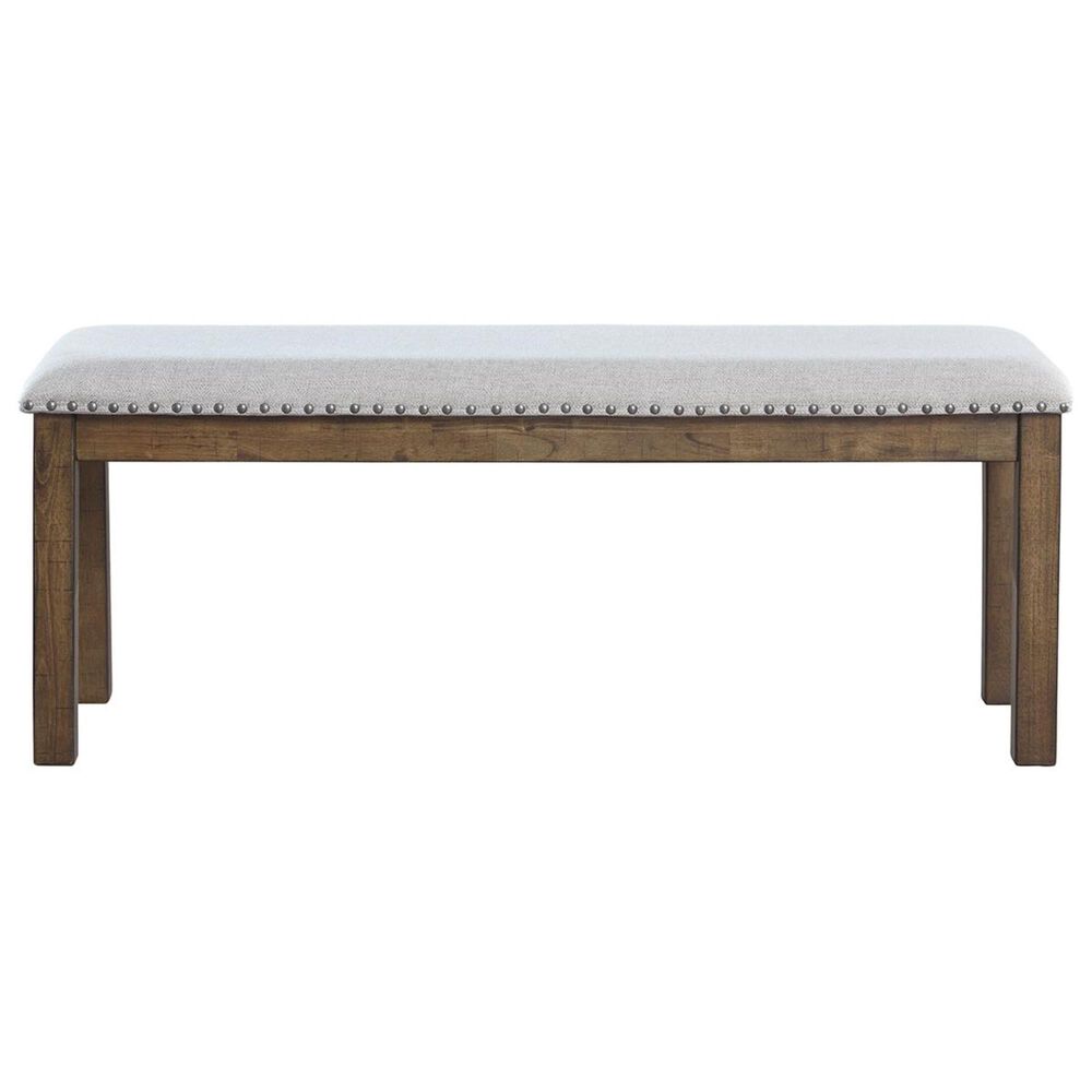 Ashley Moriville Upholstered Bench in Beige, , large