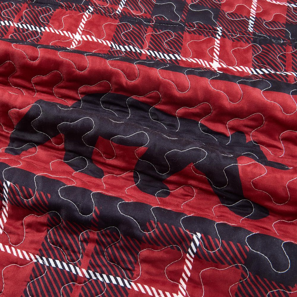 Duke Imports Cabin Life 3-Piece Full/Queen Quilt Set in Red, , large