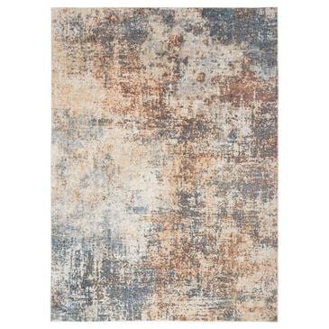 Nourison Astra Machine Washable Abstract 6"7" x 9" Multicolor Area Rug, , large