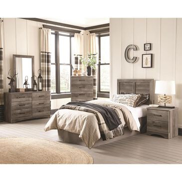 Seven Stars Brinkley Twin Headboard, Dresser, Mirror, Nightstand and Chest in Manslough Oak, , large