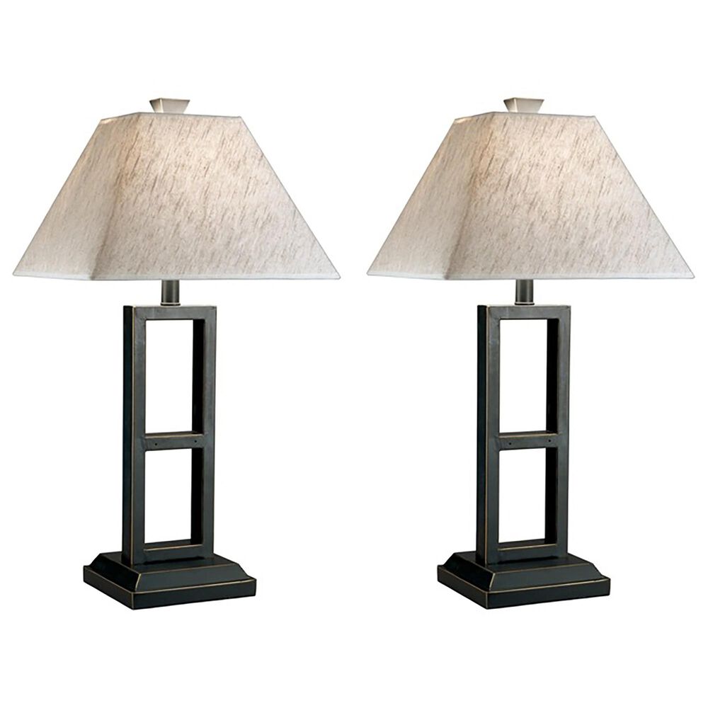 Ashley Deidra Table Lamp in Black (Set of 2), , large