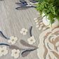 Nourison Aloha ALH32 3"6" x 5"6" Blue and Grey Indoor/Outdoor Area Rug, , large