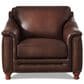 Hydeline Leather Accent Chair in Caramel Brown, , large