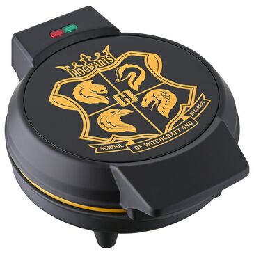 Disney 7" Round Harry Potter Waffle Maker in Black and Gold, , large
