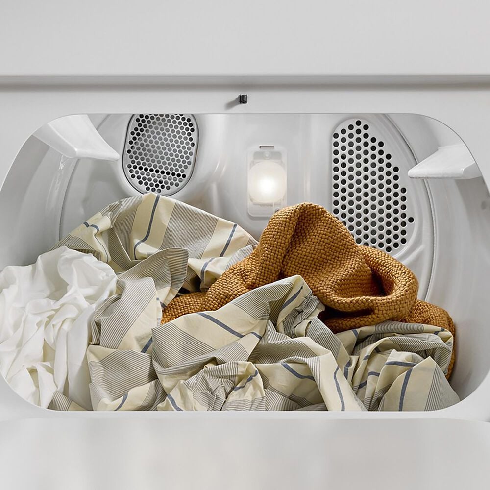 WHIRLPOOL 4.3 Cu. Ft. Top Load Impeller Washer and 7.0 Cu. Ft. Electric Front Load Dryer Laundry Pair in White, , large