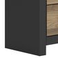 Ashley Vertani 2-Drawer Nightstand in Black and Honey Brown, , large