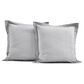 Triangle Home Fashions Farmhouse Yarn Dyed 5-Piece King Comforter Set in Gray and White, , large