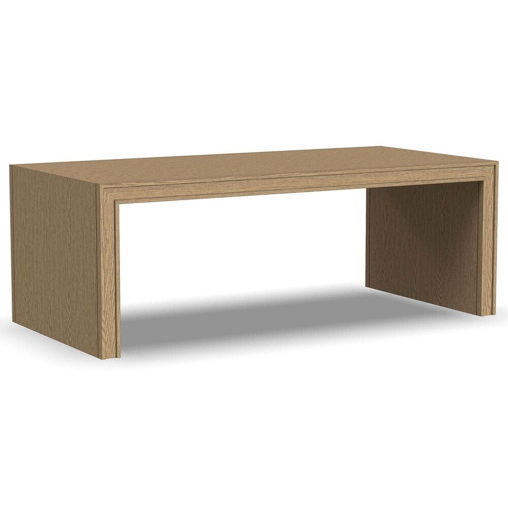 Flexsteel Waterfall Rectangular Coffee Table in Light Oak, , large