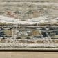 Oriental Weavers Venice Milan 9"10" x 12"10" Beige and Blue Area Rug, , large
