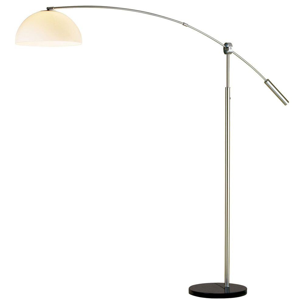 Adesso Outreach Arc Lamp in Brushed Steel, , large