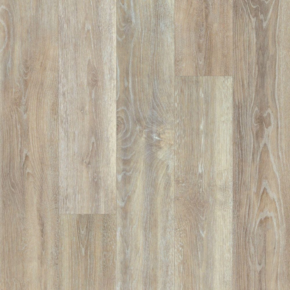 Mohawk Founder"s TraceIced Fossil Gray 7" x 48" Vinyl Plank, , large