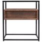 Southern Enterprises Olivern End Table in Black and Natural, , large