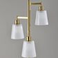 Adesso Gio Floor Lamp in Painted Brass, , large