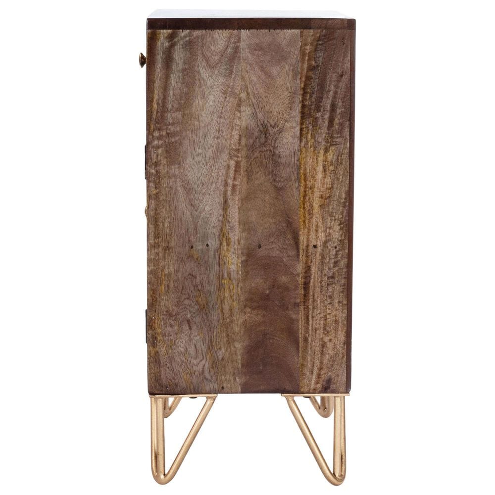 Butler Specialty Company Alda Chairside Chest in Medium Brown, , large