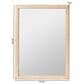 bali & pari Lanica Japandi Sun Bleached Rattan Wall Mirror in Pale Brown, , large