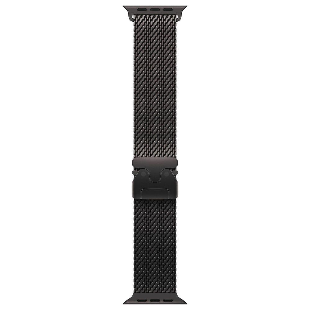 Apple Watch Ultra 2 GPS + Cellular 49mm Black Titanium Case with Black Titanium Milanese Loop - M, , large