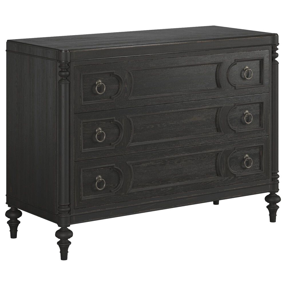 Vantage Atrium 3-Drawer Bachelor Chest in Hand Rubbed Black, , large