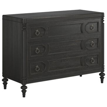 Vantage Atrium 3-Drawer Bachelor Chest in Hand Rubbed Black, , large