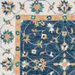 Safavieh Micro-Loop MLP385M 8" x 10" Blue and Ivory Area Rug, , large