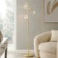 37B Dodson 3-Lite LED Floor Lamp in Polished Brass, , large