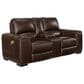 Ashley Alessandro Power Reclining Console Loveseat in Walnut, , large