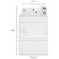 Whirlpool Commercial Electric Super-Capacity Dryer With Coin-Slide in White, , large