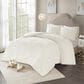 Hampton Park Laetitia 3-Piece Full/Queen Tufted Cotton Chenille Medallion Comforter Set in Off-White, , large