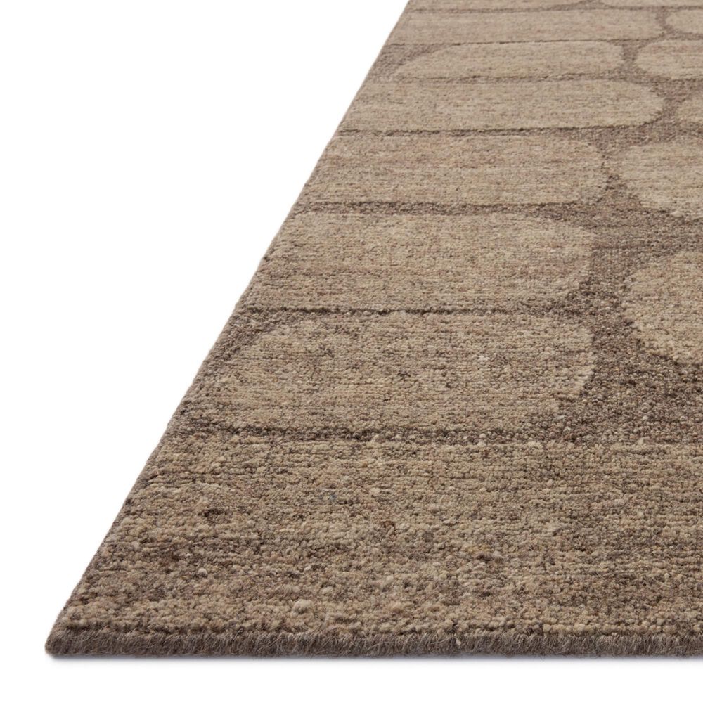 Loloi Hartley Brown and Taupe 2&#39;3&quot; x 3&#39;9&quot; Area Rug, , large