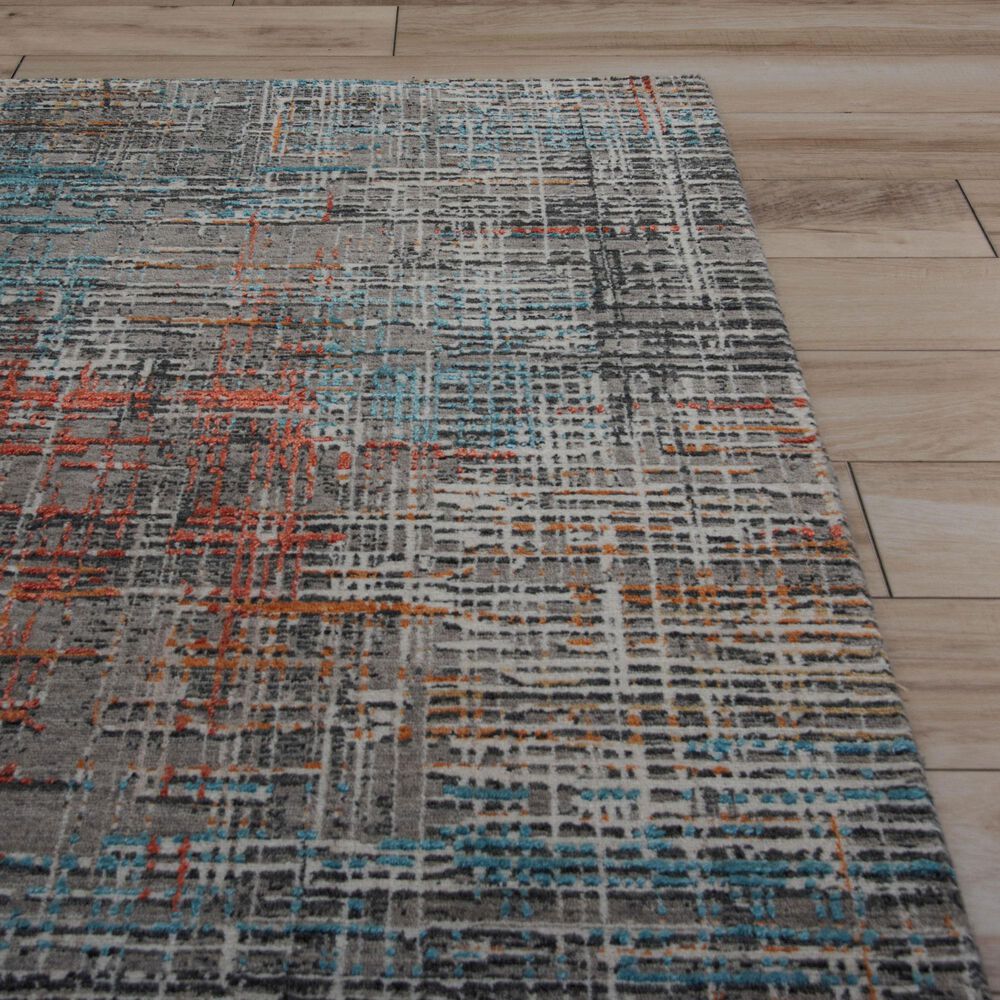 RIZZY Intrigue ITG111 Gray 2'6" x 8' Runner, , large