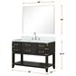 Lexora Home Norwalk 48" Single Bathroom Vanity in Brown Oak with White Quartz Top and Rectangular Sink, , large