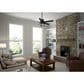 Hunter Lawndale 52" Outdoor Ceiling Fan with LED Lights in Matte Black, , large