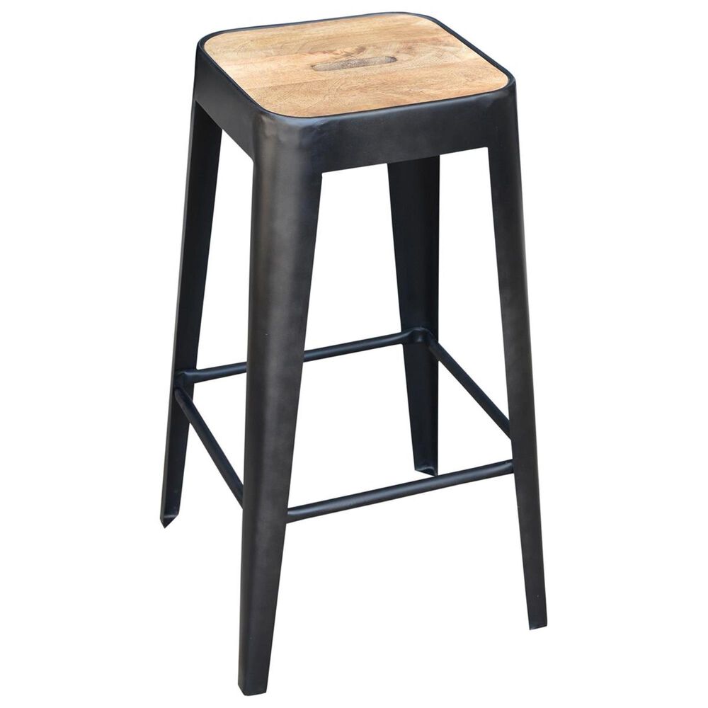 Moe"s Home Collection Bistro Counter Stool in Black, , large
