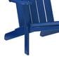Linon Home Decor Adirondack Patio Chair in Blue, , large