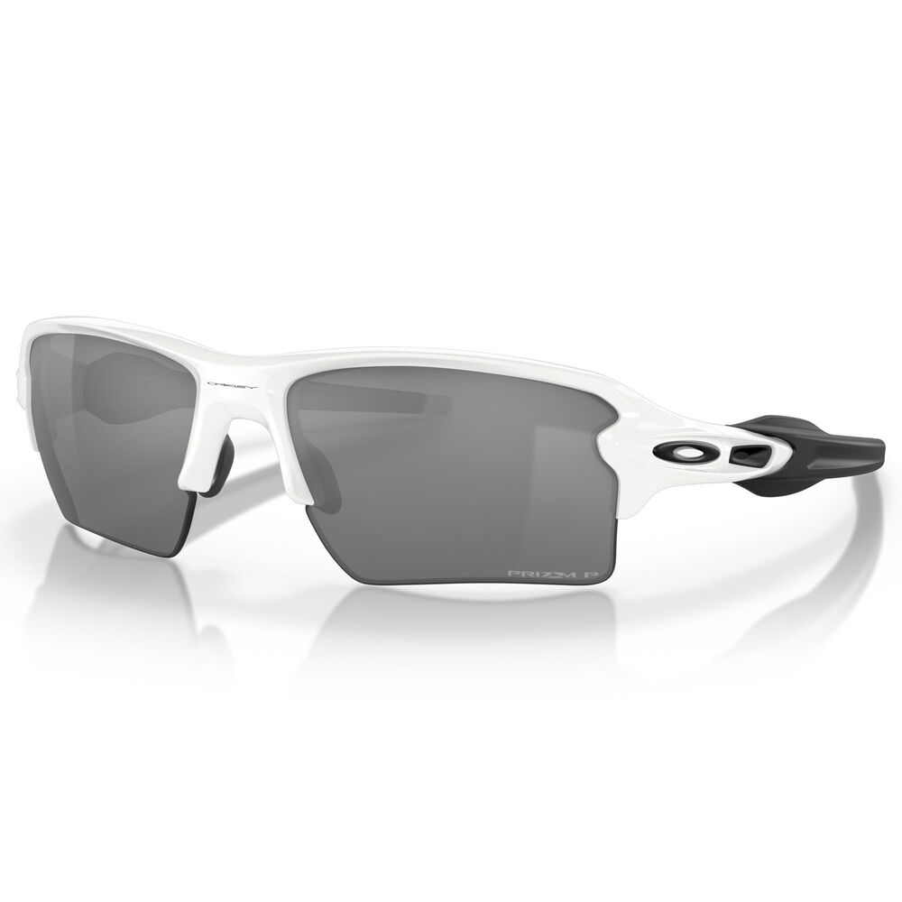 Oakley Flak 2.0 XL Sunglasses with Prizm Black Polarized Lenses in Polished White, , large