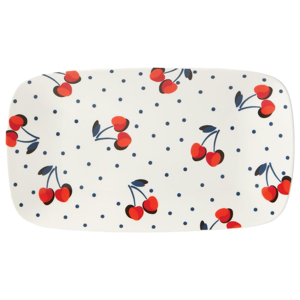 Kate Spade New York Vintage Cherry Dot Hors D"oeuvre Tray, , large