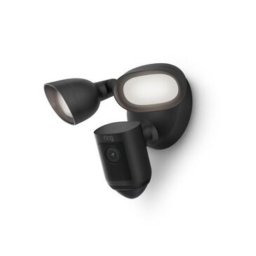 Ring Floodlight Cam Wired Pro Outdoor Wireless 1080p Surveillance Camera in Black, , large