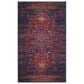 Safavieh Evoke EVK275F-3 3" x 5" Blue/Fuchsia Area Rug, , large