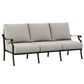 Tropitone Montreux Stationary Patio Sofa in Blue Point Flax, , large