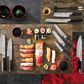 Power A Shi 7-Piece Knife Block Set in Stainless Steel, , large