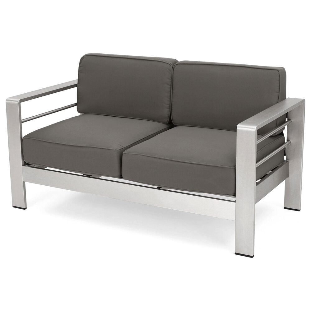 Hearth and Haven Cape Coral Outdoor Loveseat in Khaki, , large