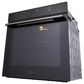 LG 24" Smart Single Electric Wall Oven with True Convection and Air Fry in Black, , large