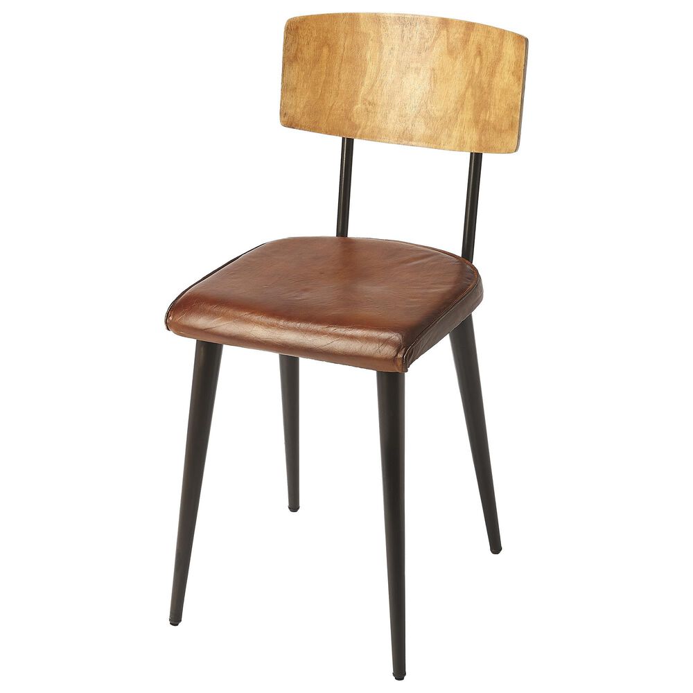 Butler Clark Side Chair in Medium Brown, , large