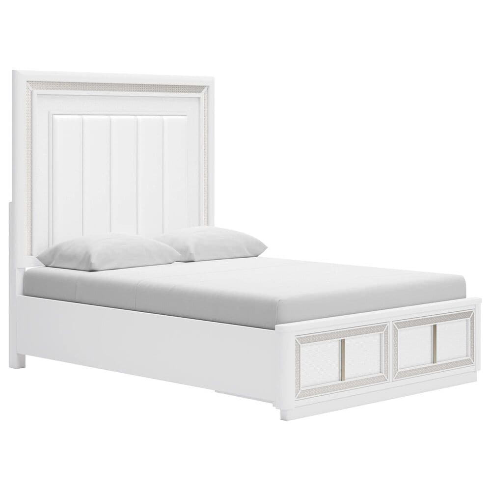 Millenium Chalanna 3-Piece Queen Bedroom Set in White Lacquer, , large