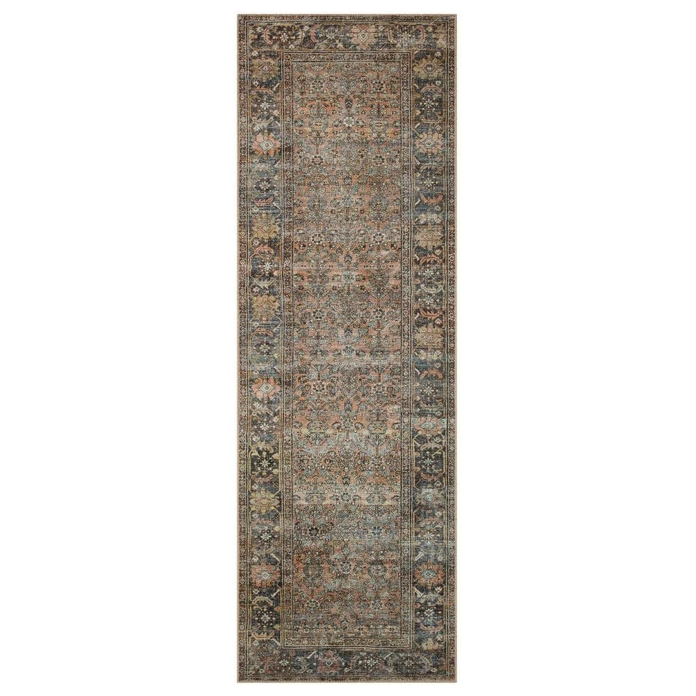 Loloi Adrian 2" x 5" Terracotta and Multicolor Area Rug, , large