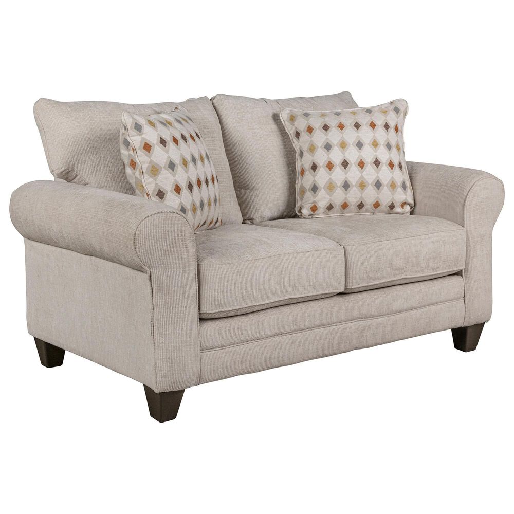 XENIA Wowza Stationary Sofa and Loveseat Set in Sand, , large